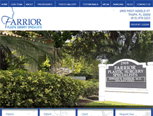 Tablet Screenshot of drfarrior.com
